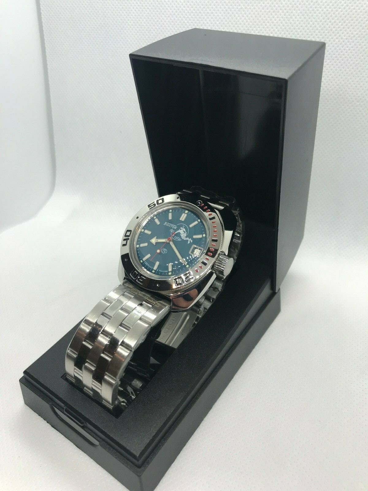 Vostok Amphibia 710059 Watch Scuba Dude Diver Mechanical Automatic US SELLER
