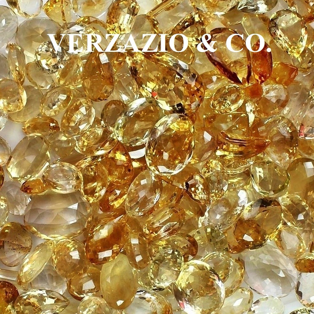 25+ CARAT CITRINE GEM LOOSE GEMSTONE MIXED LOT NATURAL CITRINE GEM GEMSTONES