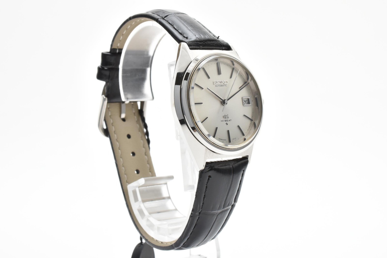 MINT Vintage SEIKO Grand Seiko 5645-7010 Silver Dial Men’s Watch 35mm Japan