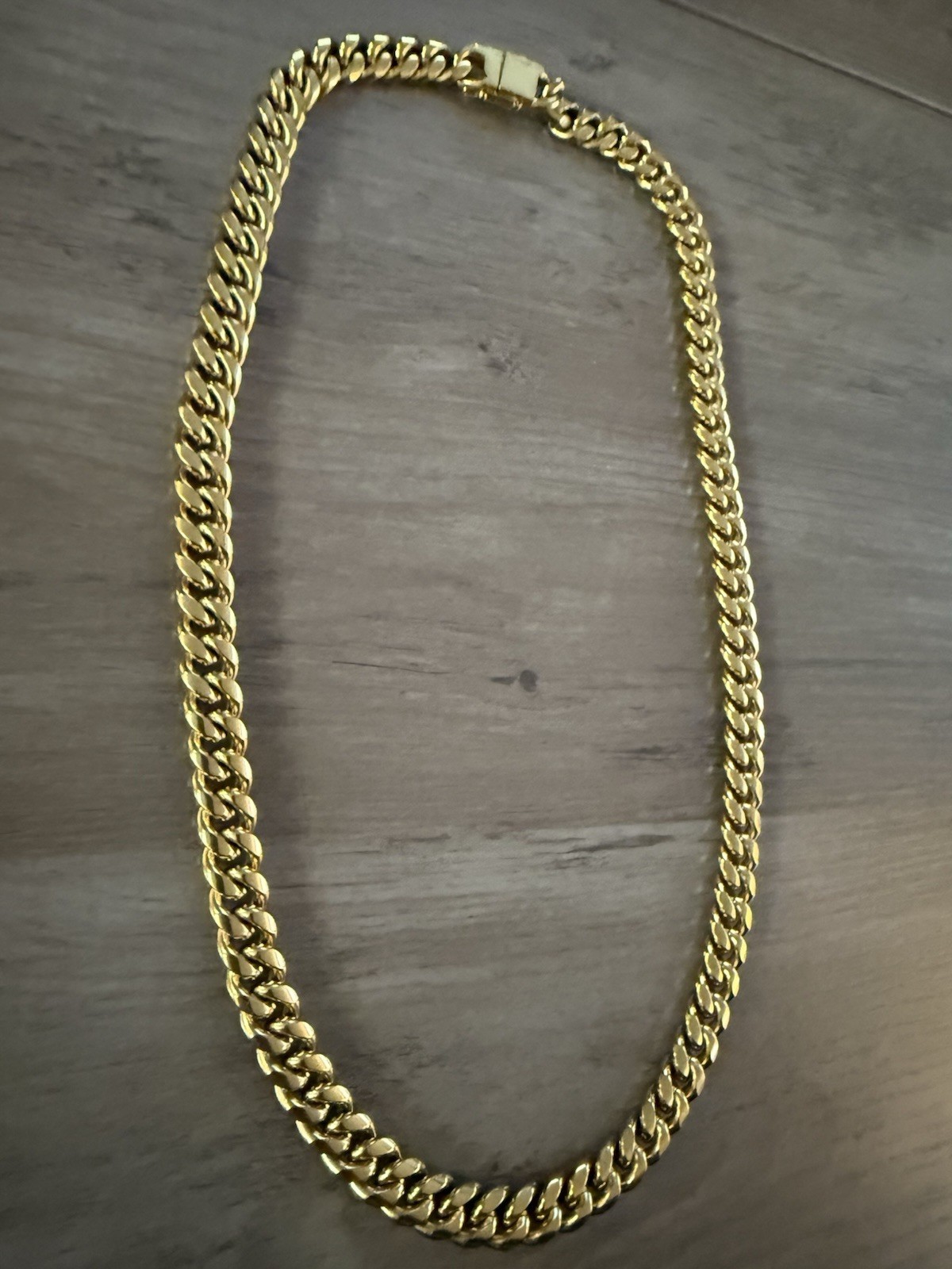 10mm Miami Cuban Link 24″ Gold Plated **New** Chain Necklace
