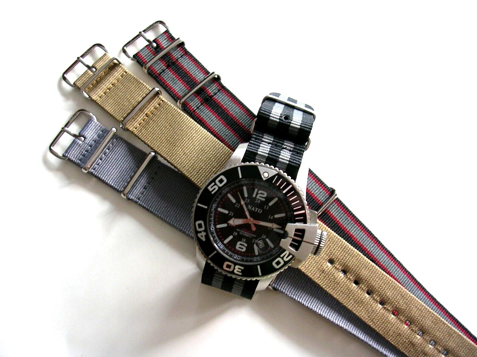18-20-22-24 NATO G10 watch strap Premium Ballistic nylon RAF MoD Bond IW SUISSE