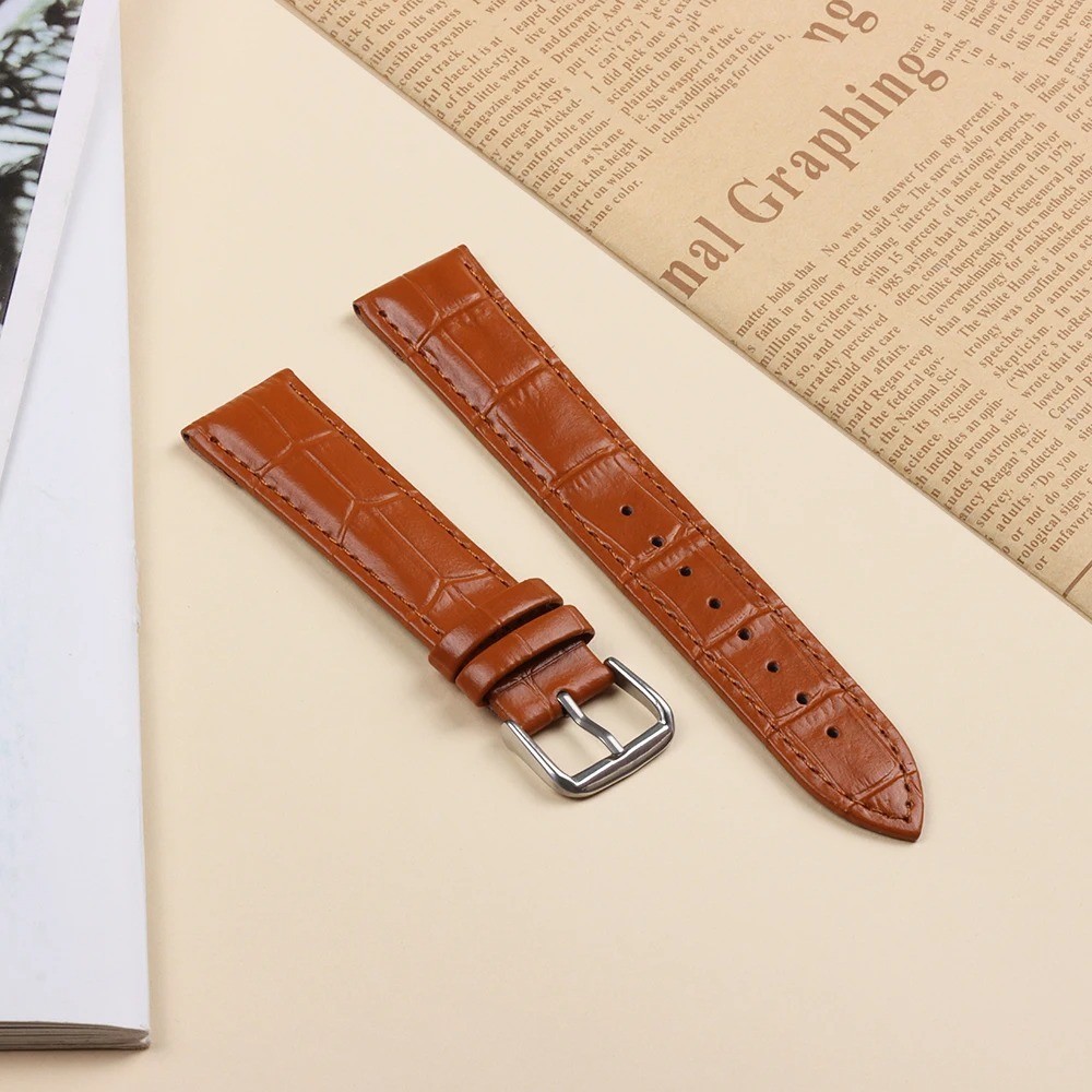 Crocodile Leather Watch Band Men Genuine Crocodile Watch Strap Quick Release