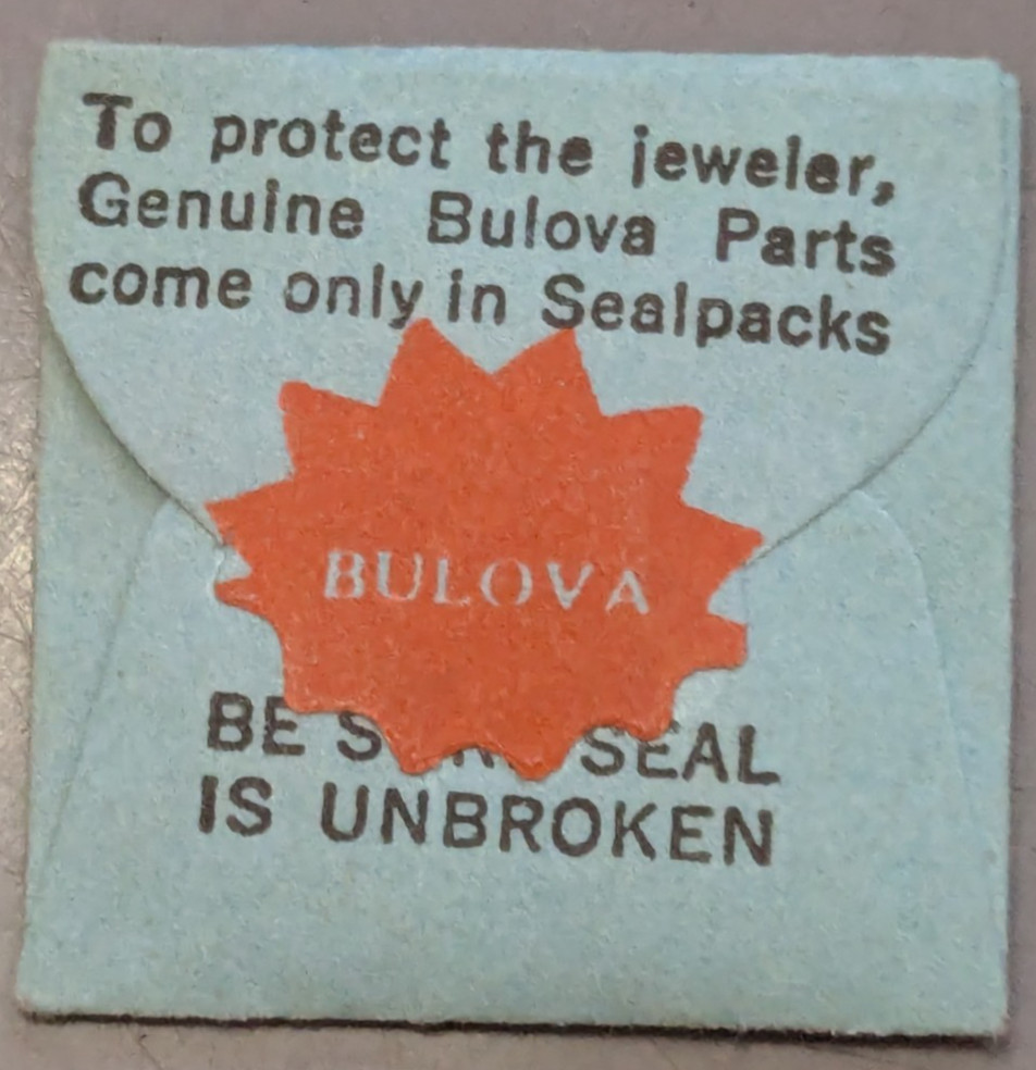 NOS NEW Genuine Bulova Cal. 10BAC – # 16C 8.80 mm Winding Stem Female