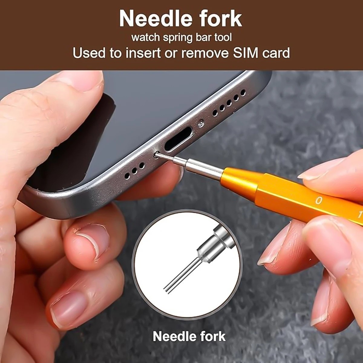 Watch Repair tool – Metal Watch Band Spring Bar Link Remover with Ruler