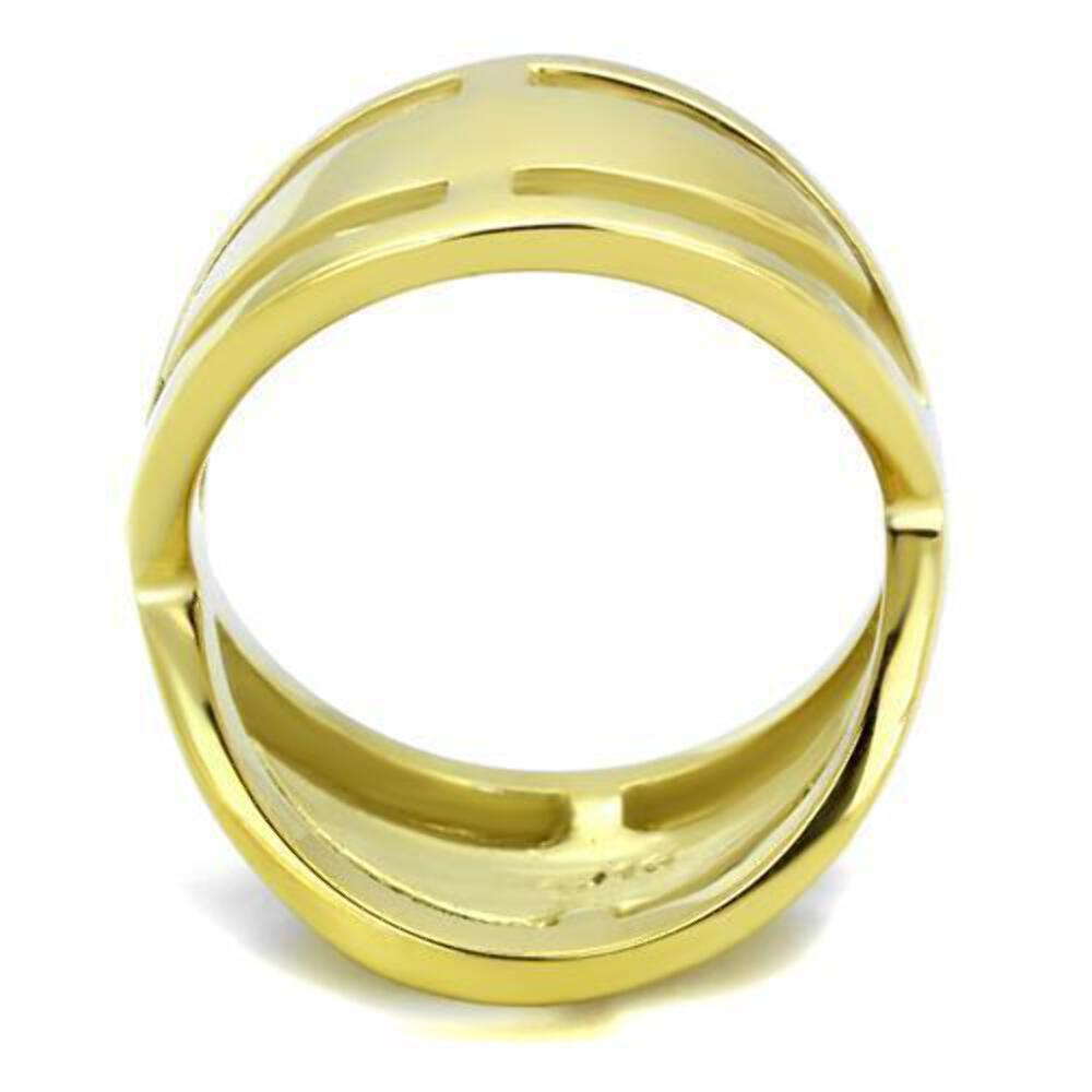 Gold Womens Ring Anillo Para Mujer 316L Stainless Steel Ring 316L Stainless Stee