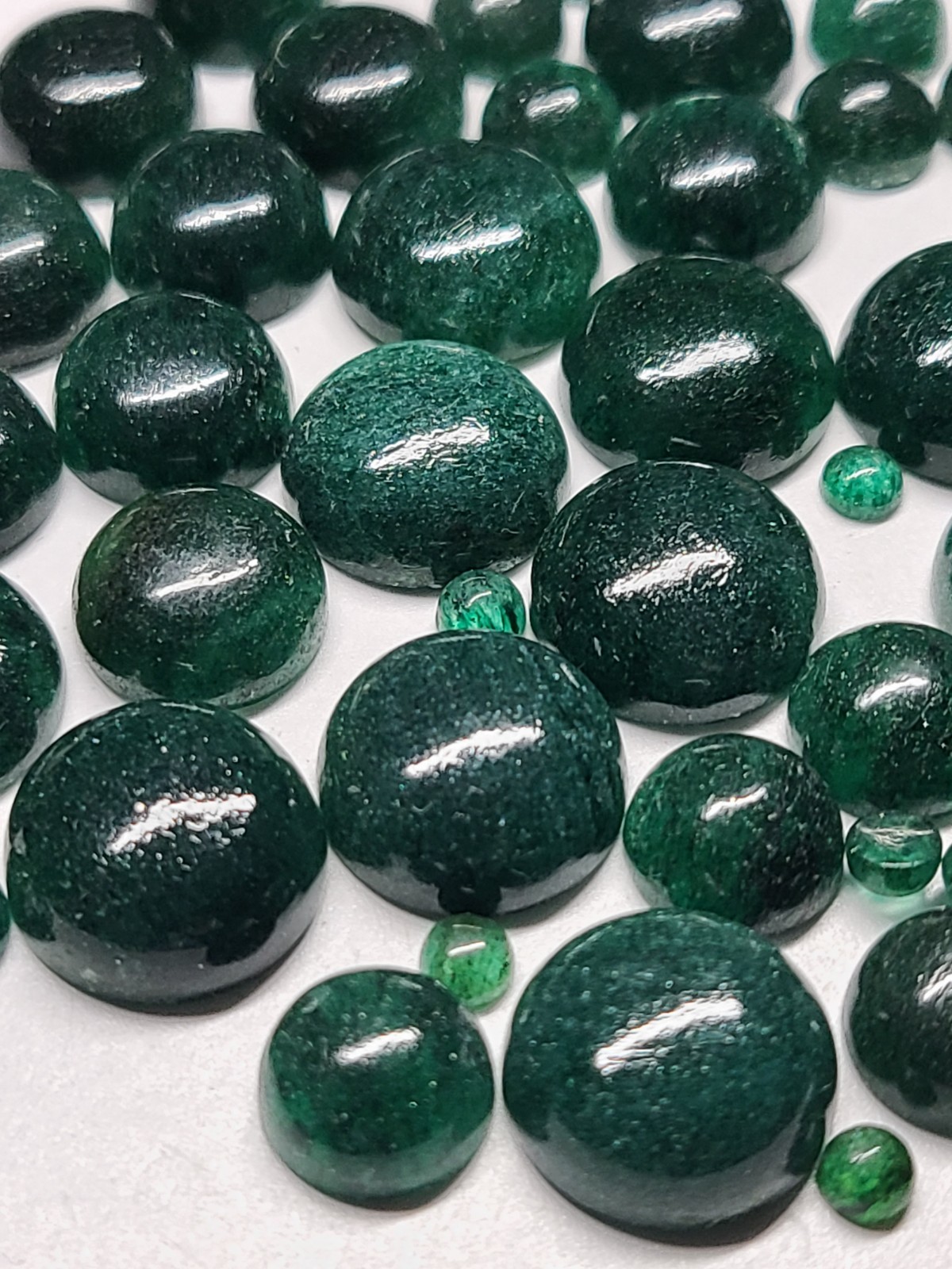 Aventurine 3mm, 4mm, 6mm, 8mm, 10mm, 12mm, 14mm Round Cabochon Loose Gemstone(s)