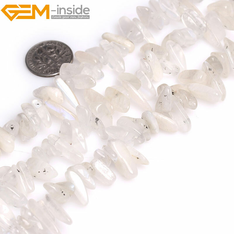 Natural Stone Pionts Sticks Spike Sunstone Larimar Loose Bead Jewelry Making 15″