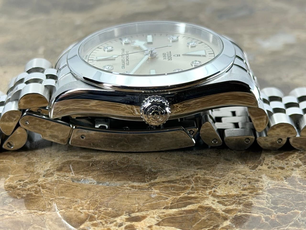 TUDOR Black Bay One 36 Light Champagne Diamond Dial Box Papers Card 2026