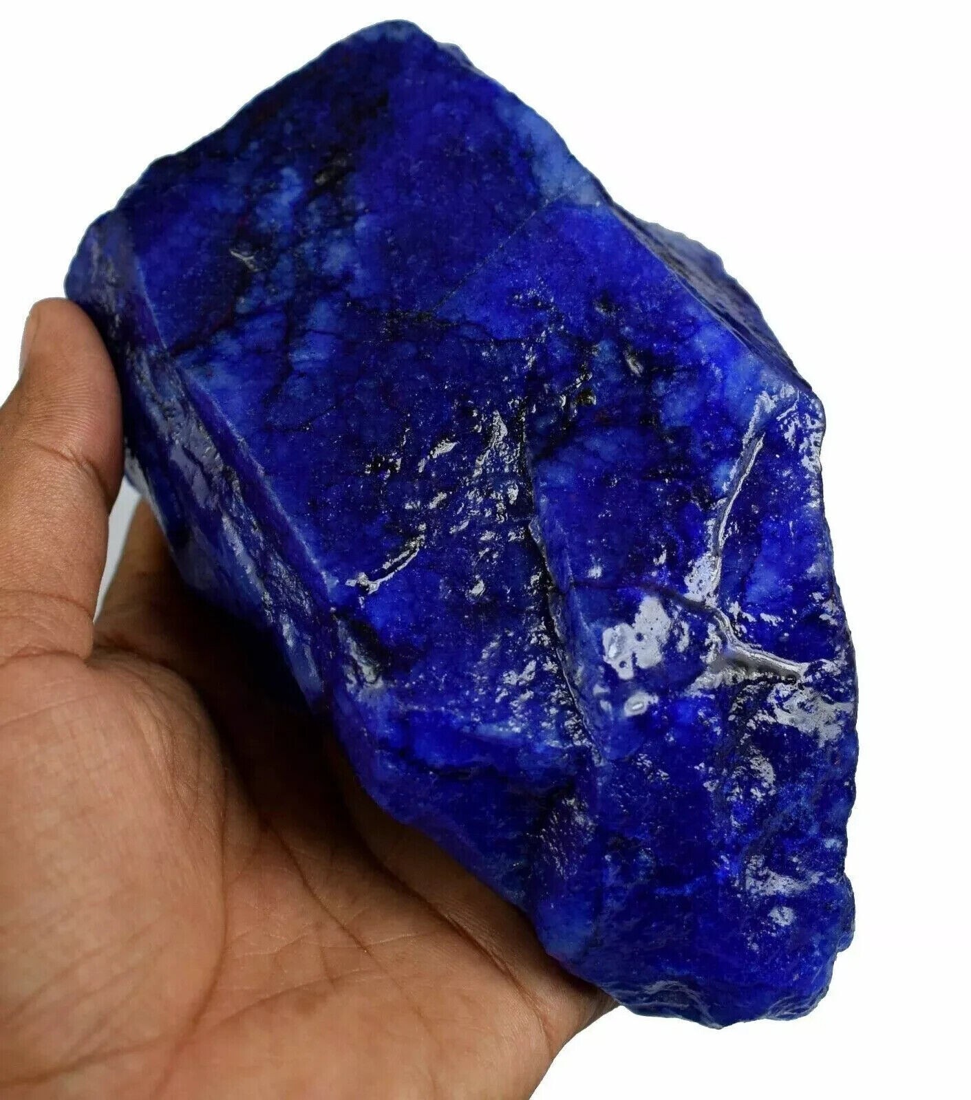 700-800 Ct Natural Sapphire Huge Rough Earth Mined Certified Blue Loose Gemstone