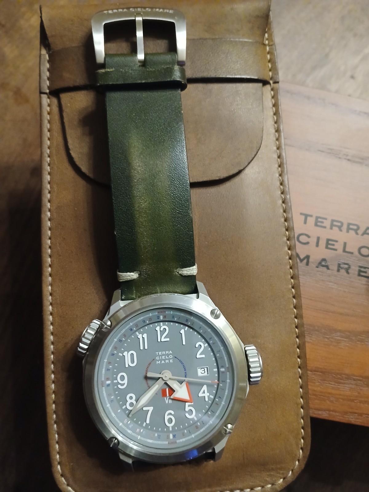 Terra Cielo Mare Orienteering M13/40 Men’s Watch. Italian Made, Swiss Movement