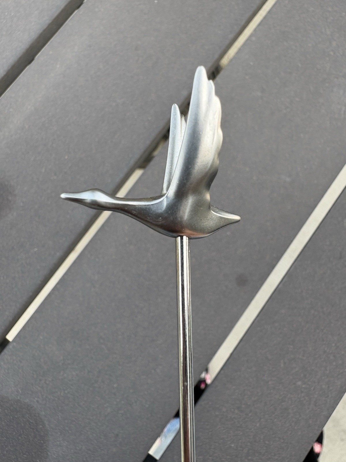 Lot of 4 Stainless Steel Grey Goose Olive Picks and Martini stirrers