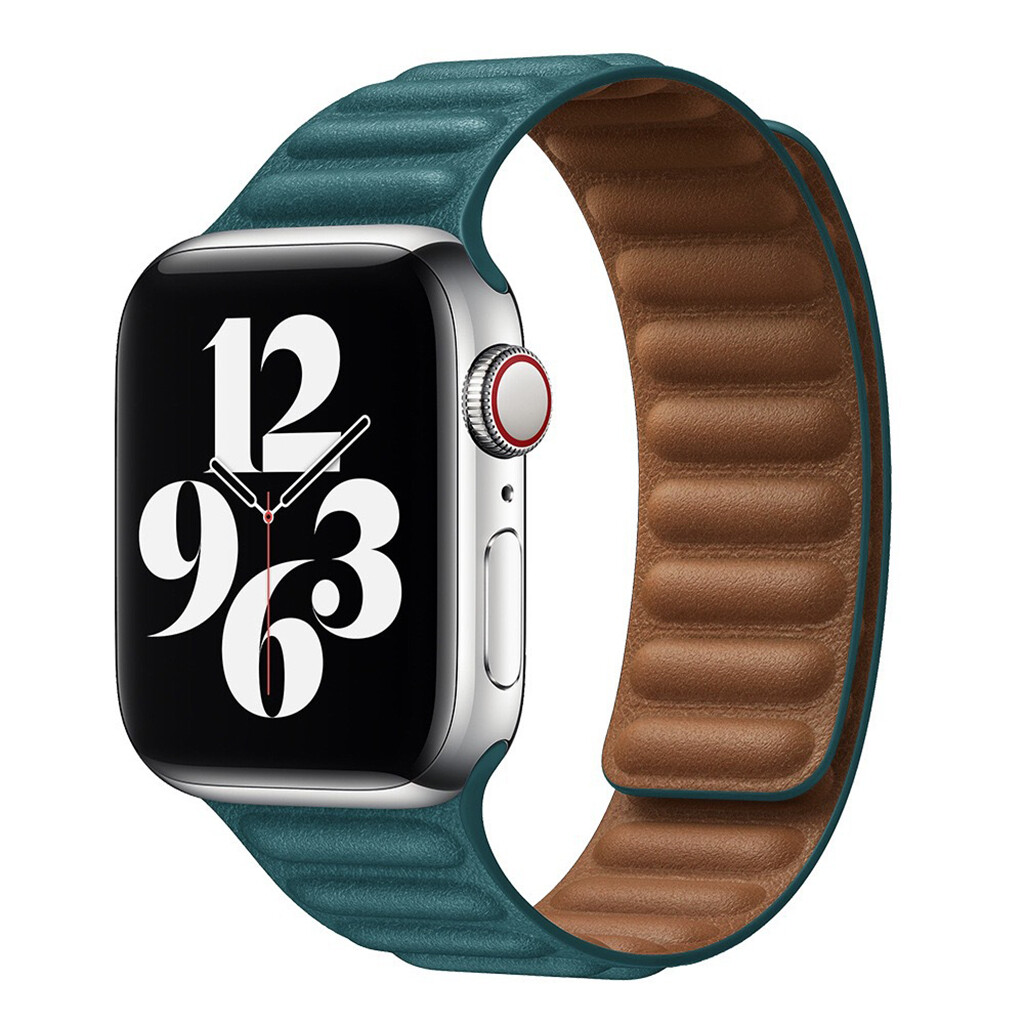 HOT For Apple Watch Leather Link Magnetic Unisex Band 45/49mm Ultra Series 8 7 6