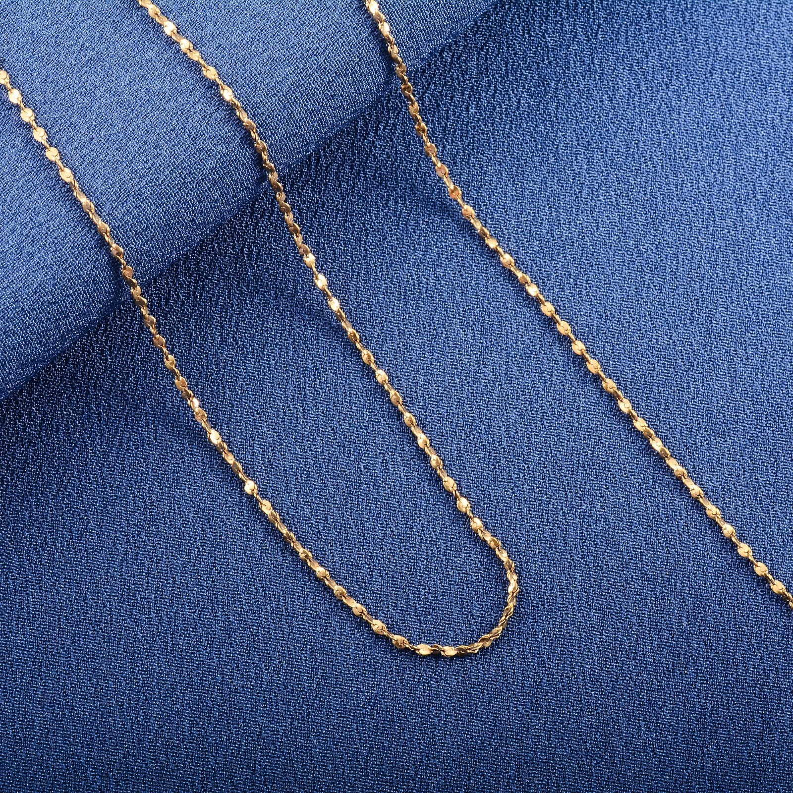 Necklace Chain Choker Dainty Glitter Steel Women, 14/30 inches 1.2/1.5/1.8mm