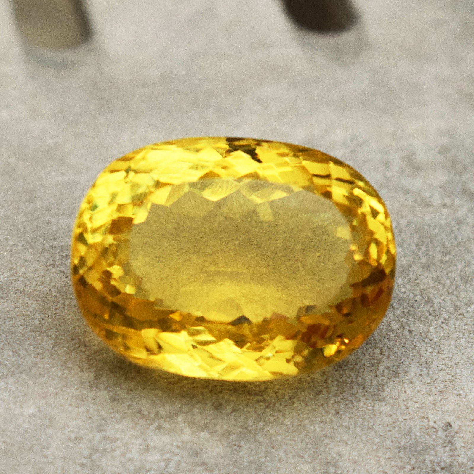 202.30 CT Flawless Yellow Sphene Oval Cut Stunning Certified Loose Gemstone