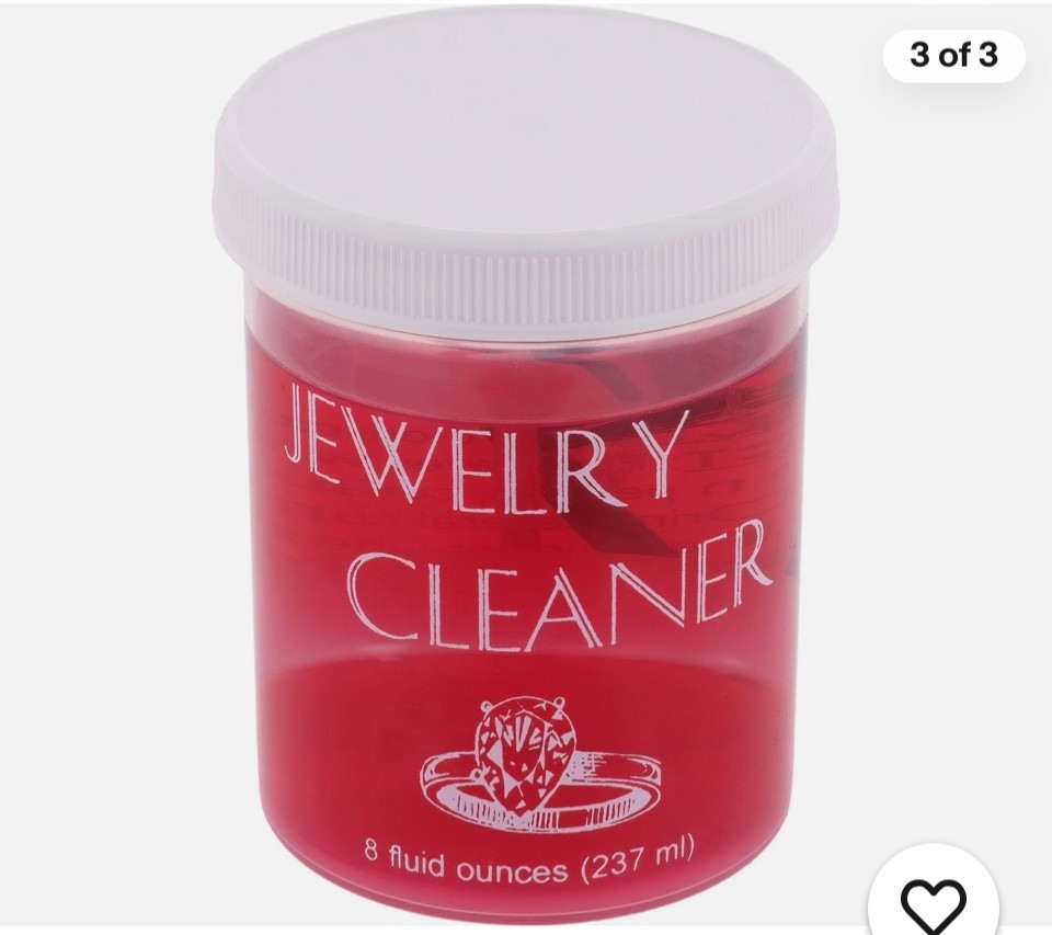 JSP Gold Silver Jewelry Cleaner Solution Diamond Gem Dip Liquid Basket RSPM-GTE