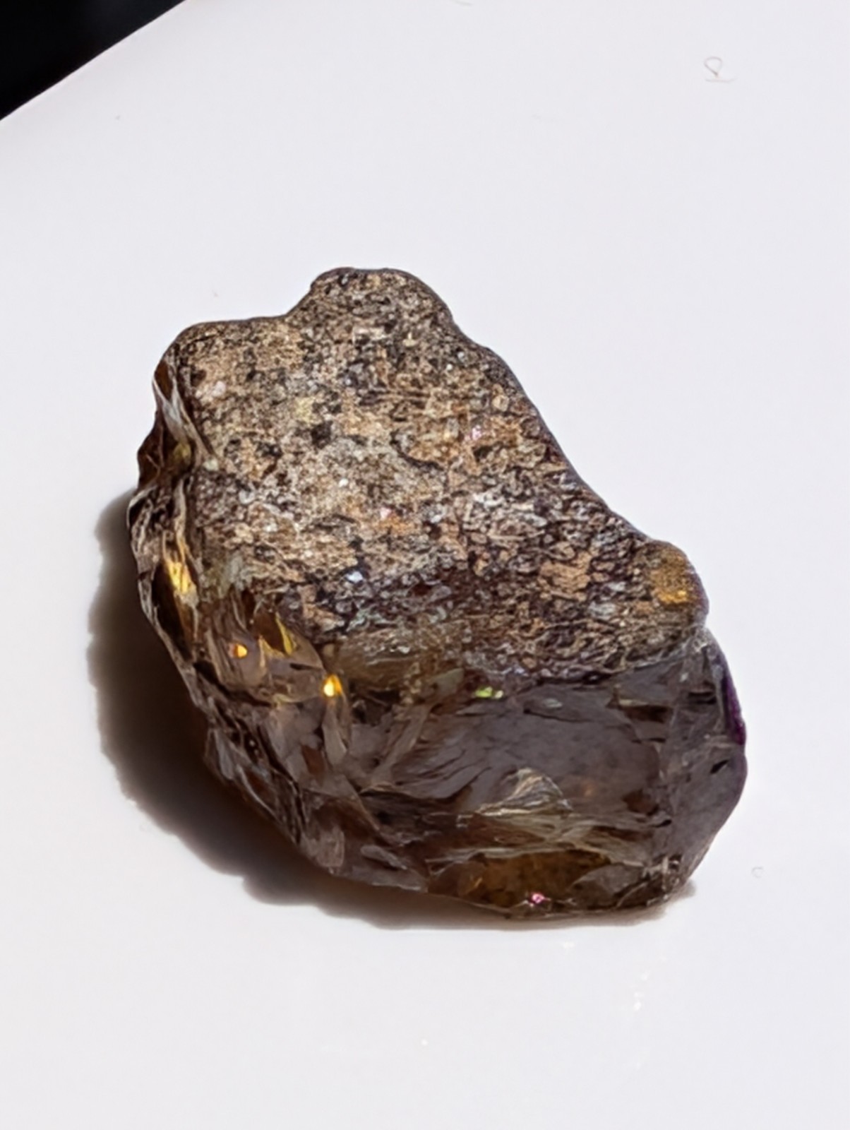 USA seller 8.02 ct Cut to IF Sphene facet rough gemstone specimen