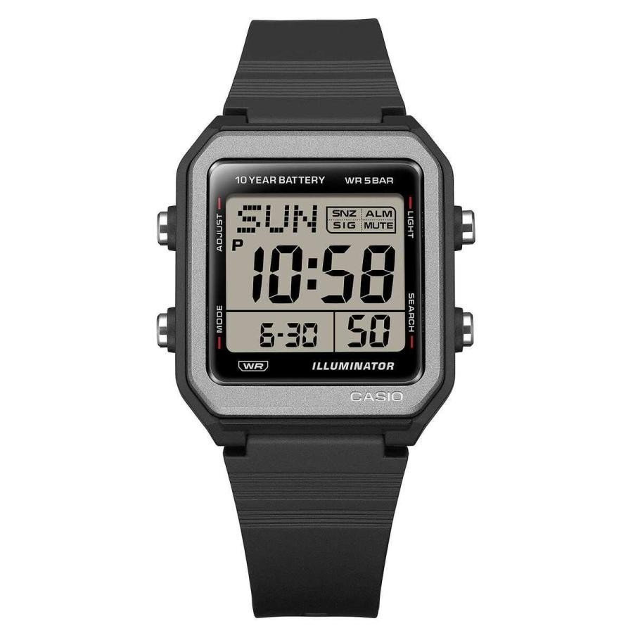 CASIO W-221H-1AJF Digital Watch Black Resin Alarm Chronograph Water Resist Timer