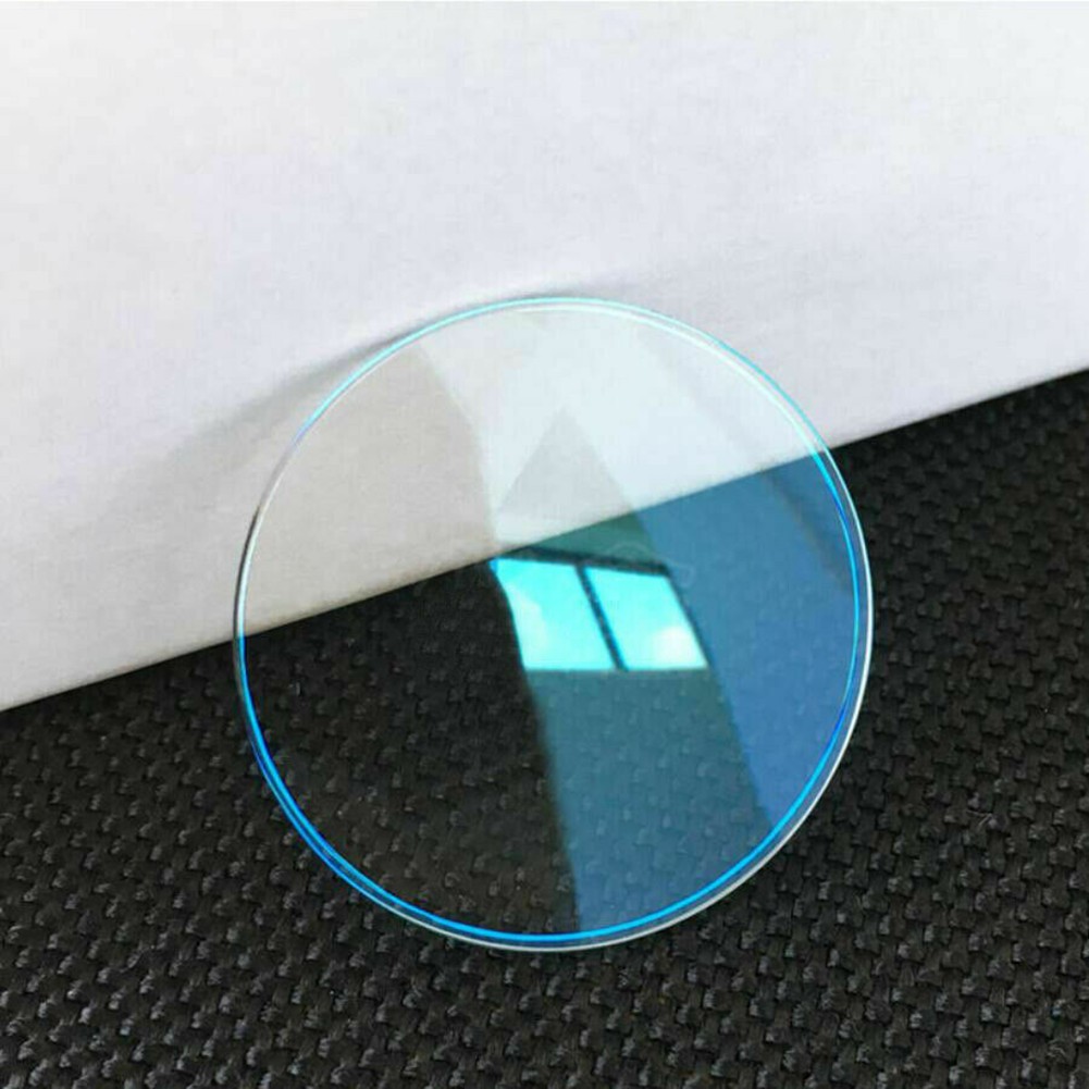 33mm Diameter 1.2mm Blue AR Coated Double Dome Mineral Watch Glass Crystal