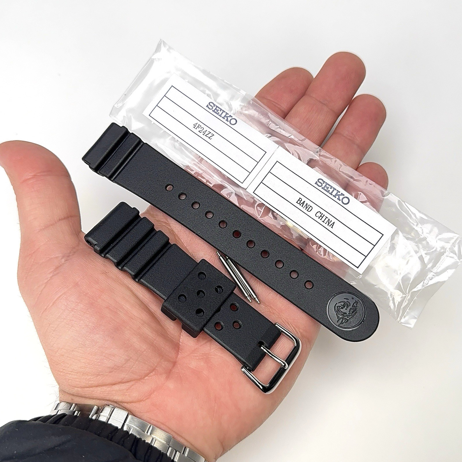 22MM RUBBER WATCH BAND STRAP FOR SEIKO PRO DIVER 4F24ZZ WATCH – OEM SEIKO NEW!