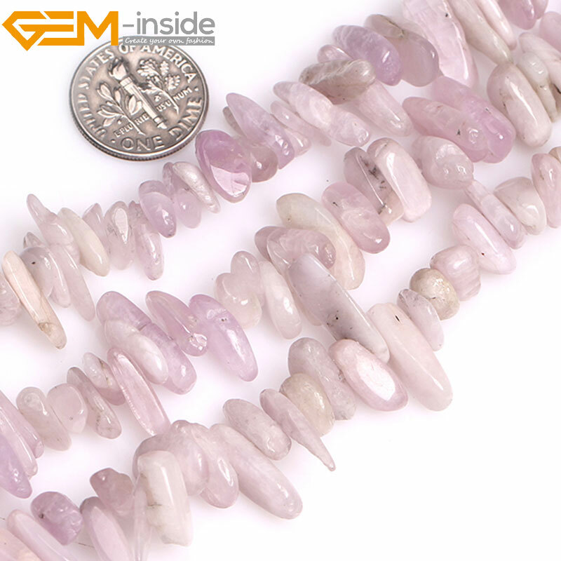 Natural Stone Pionts Sticks Spike Sunstone Larimar Loose Bead Jewelry Making 15″