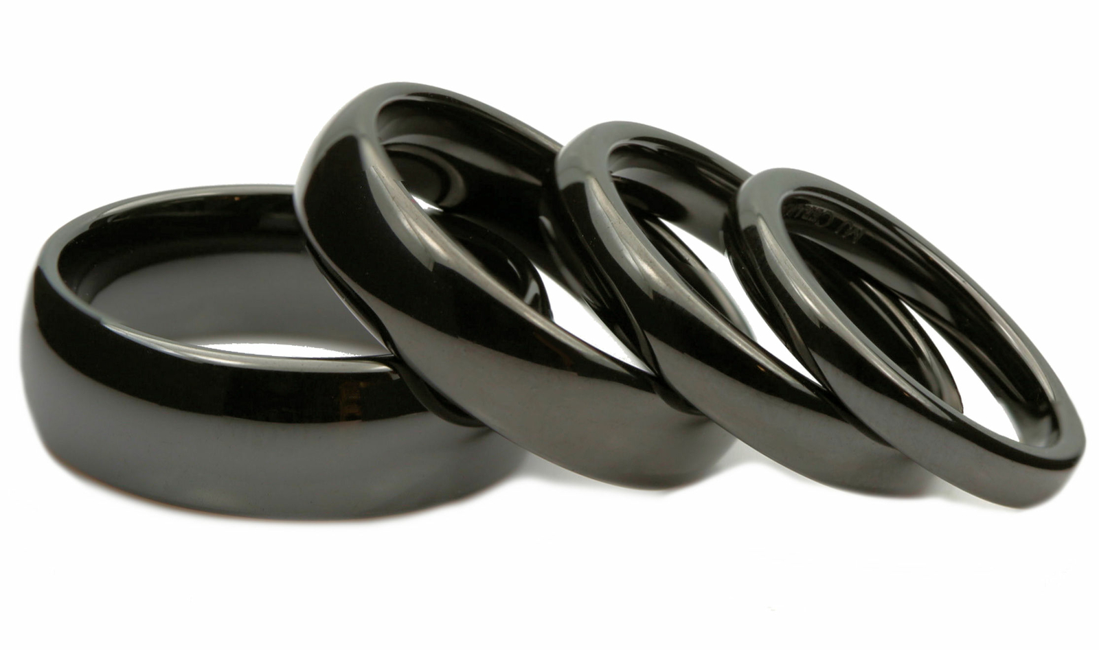 Beautiful Ceramic Wedding Ring 3-10mm Pink, Red, White, Blue, Light Blue, Black