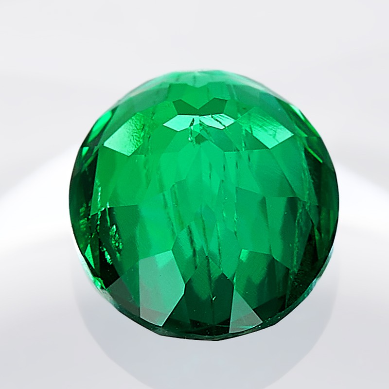 Lab Grown Columbia Emeralds 0.5-5ct Oval Cut Gemstone VVS1 for Jewelry AGL
