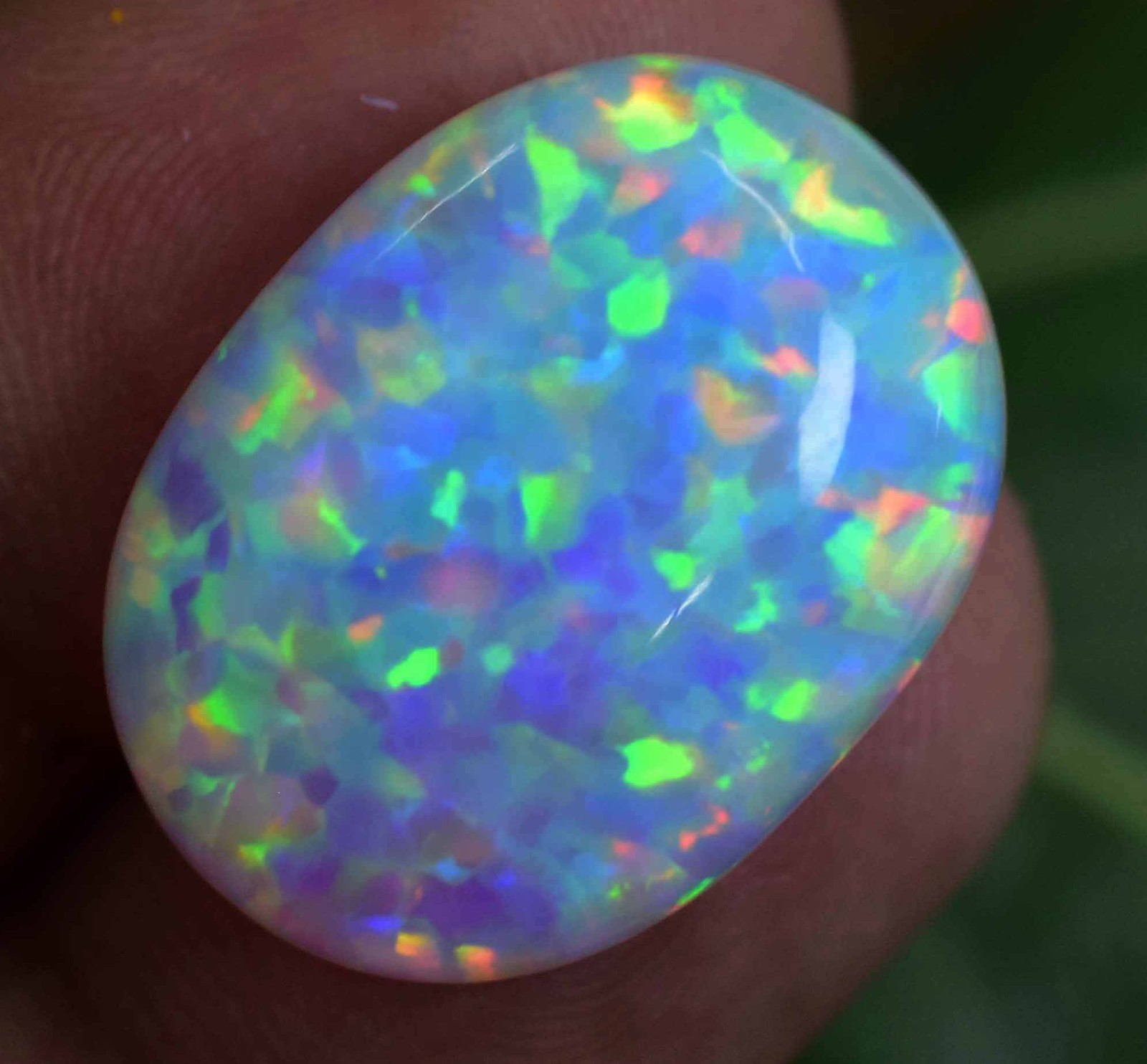 17.85 Ct Natural Ethiopian Fire Opal Certified Play of Color Untreated Gemstone