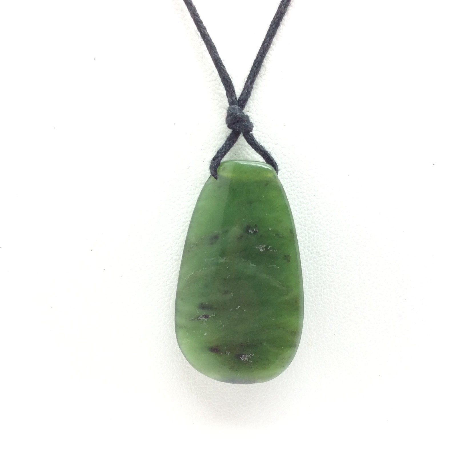 Canada Jade Drop Pendant Green Nephrite Jade Stone Necklace British Columbia #1