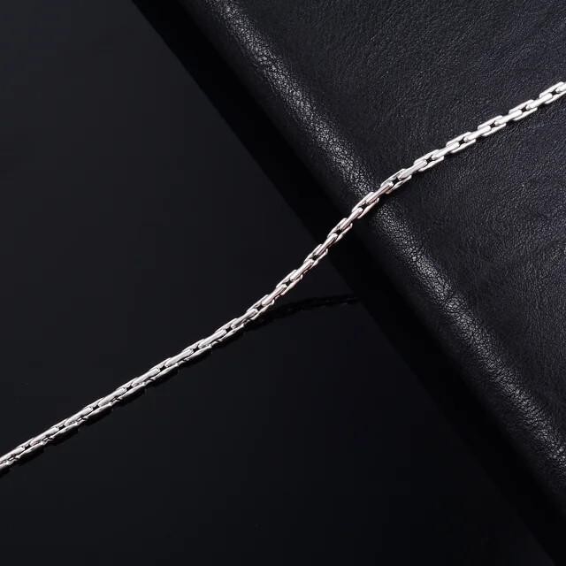 Thin Silver Necklace Link Cable Chain for Women | 316l Stainless Steel Jewelry