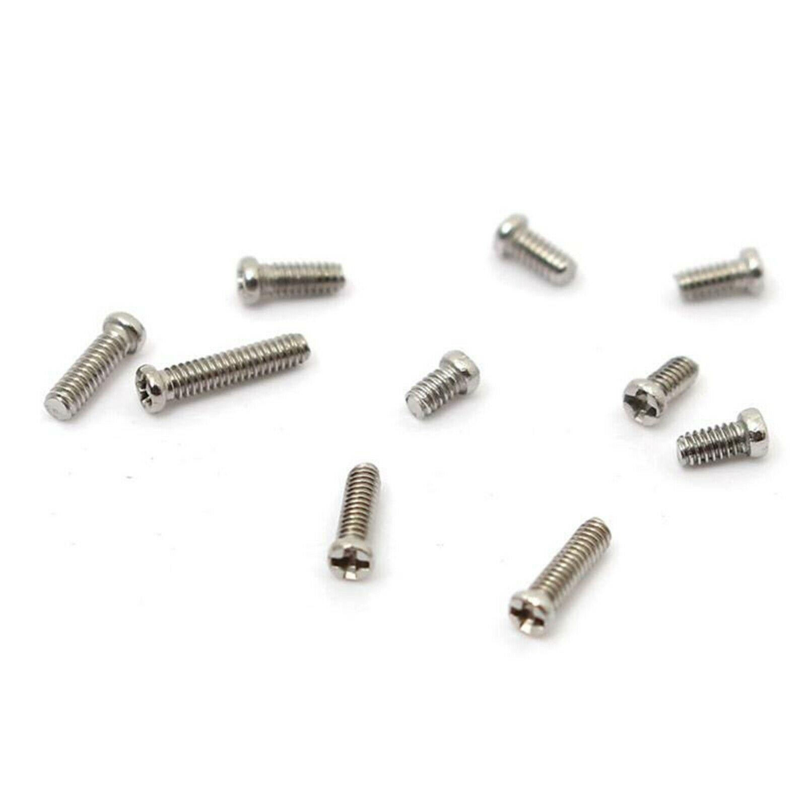 0.16cm-0.6cm 500-600Pcs Stainless Steel Cross Watch Back Cover Screw Assorted