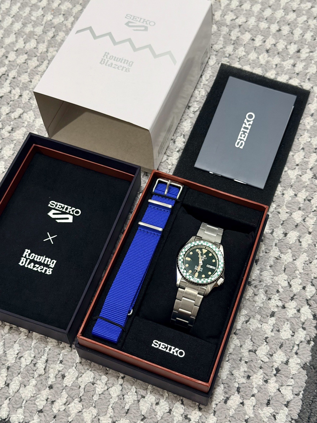IN HAND – Seiko X Rowing Blazers X Wind Vintage – Green 38mm – Limited SRPM21