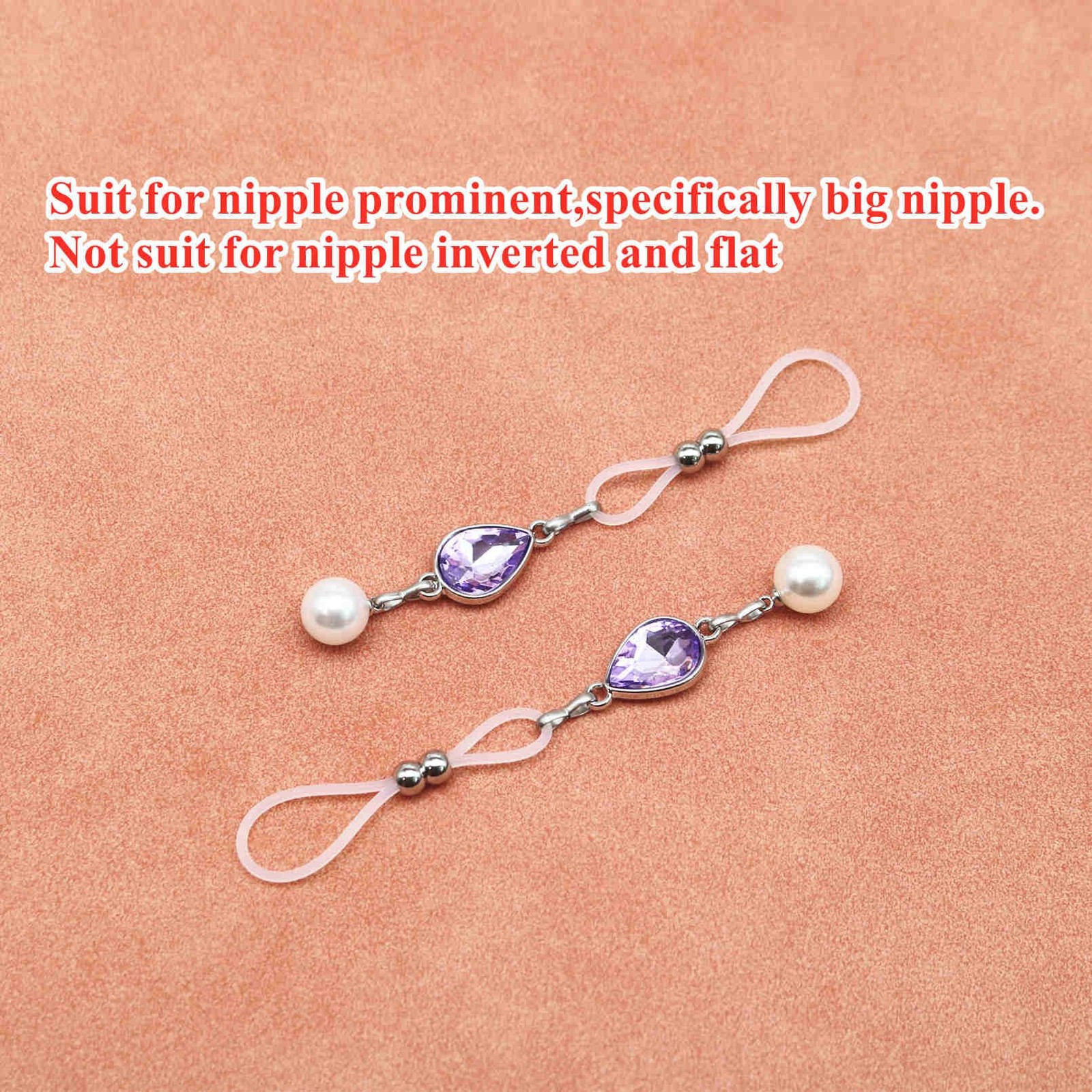 Pearls Nipple Noose Non Piercing Nipple Jewelry Crystal Teardrop Body Chains Nip