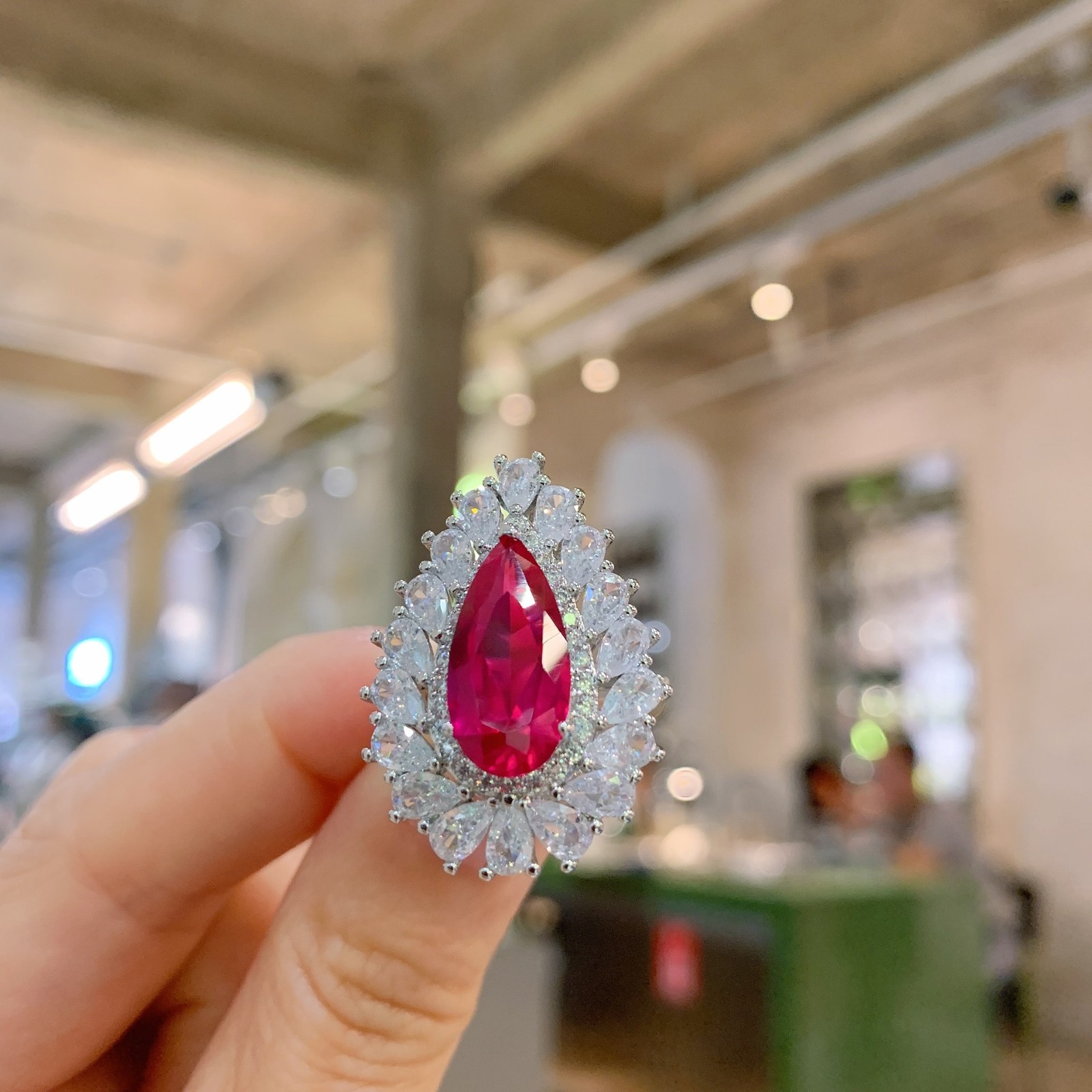 Necklaces and Rings: Red, Vintage, Fashionable, High-End, and Affordable Luxury
