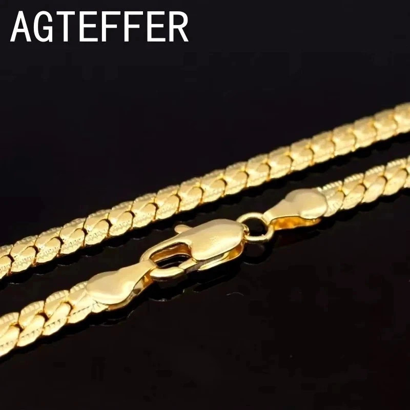 925 Sterling Silver Chain Necklace Jewelry for Women Men