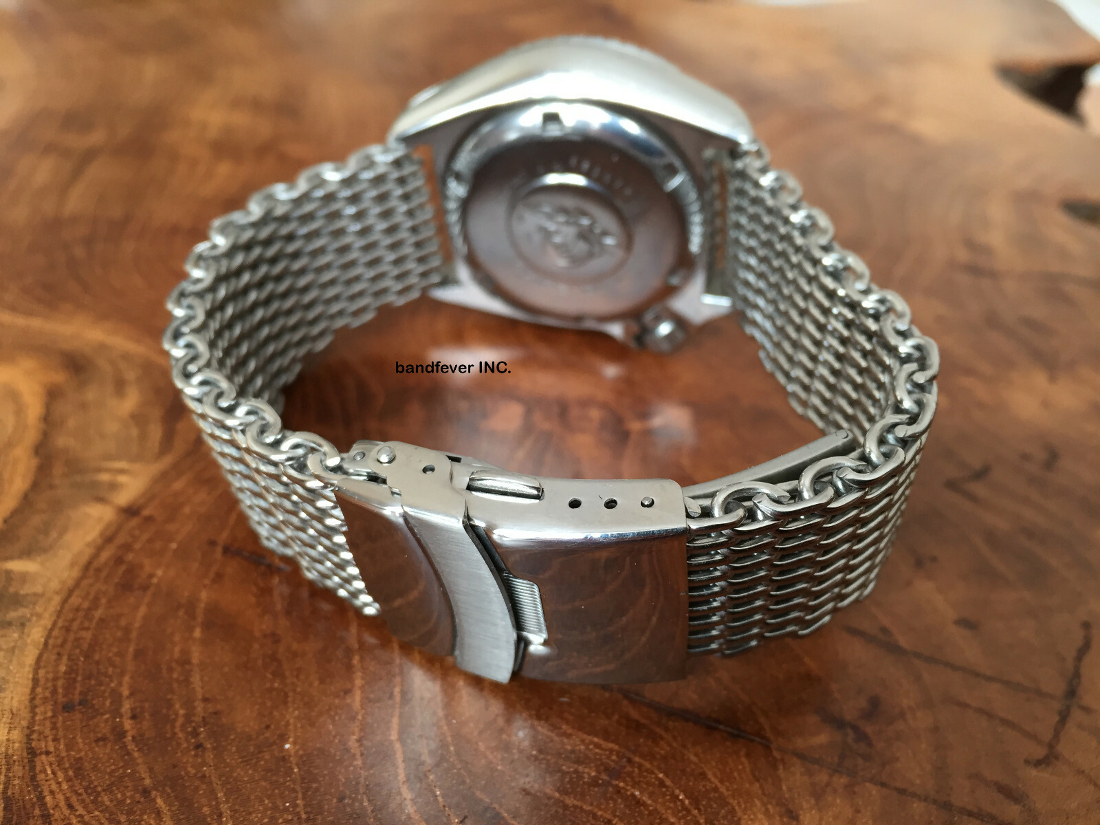 CLEARANCE 22mm ALL Brushed Shark Stainless Steel Mesh Watch Band W/ Solid Buckle