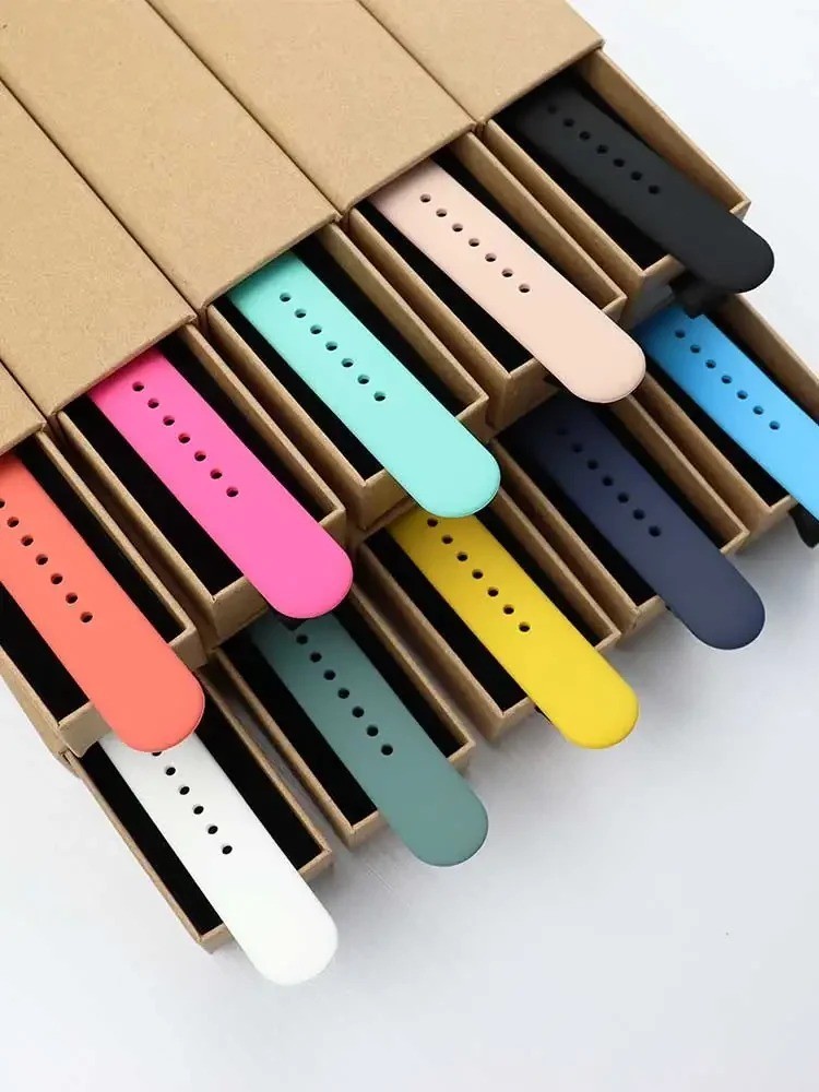 For Apple Watch Silicone Band Strap Series SE 1 2 3 4 5 6 7 Sports 38/40/42/44mm