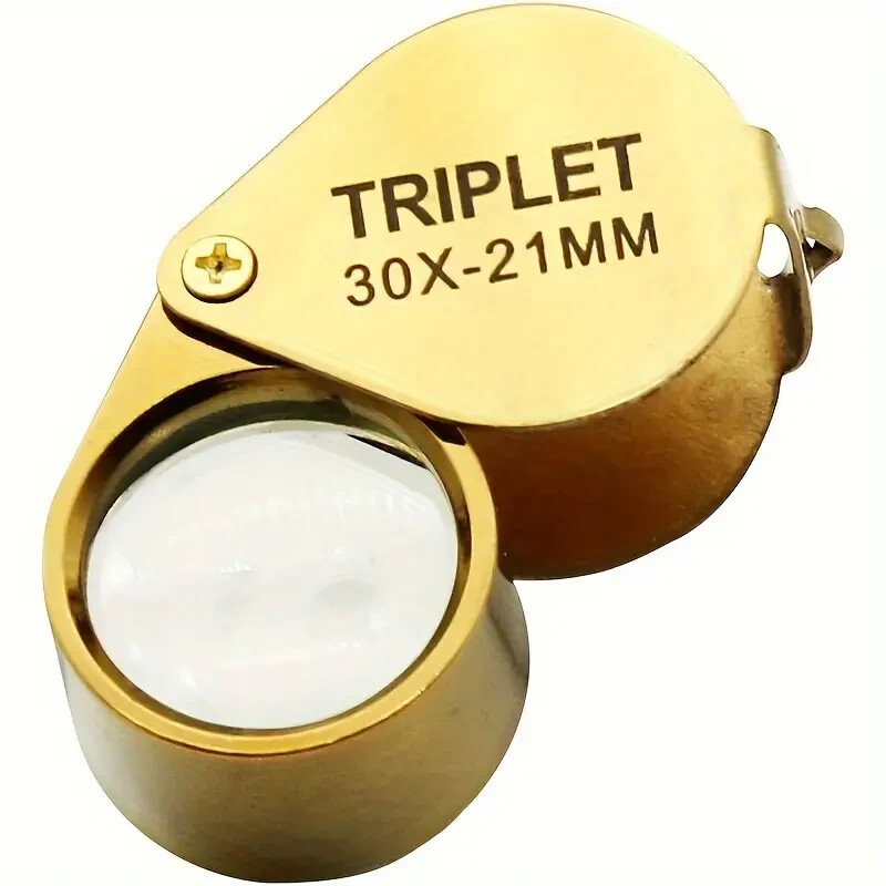 PuriTEST 30x Magnifier Eye Loupe Lens Testing Inspecting Gold Silver Jewelry 999