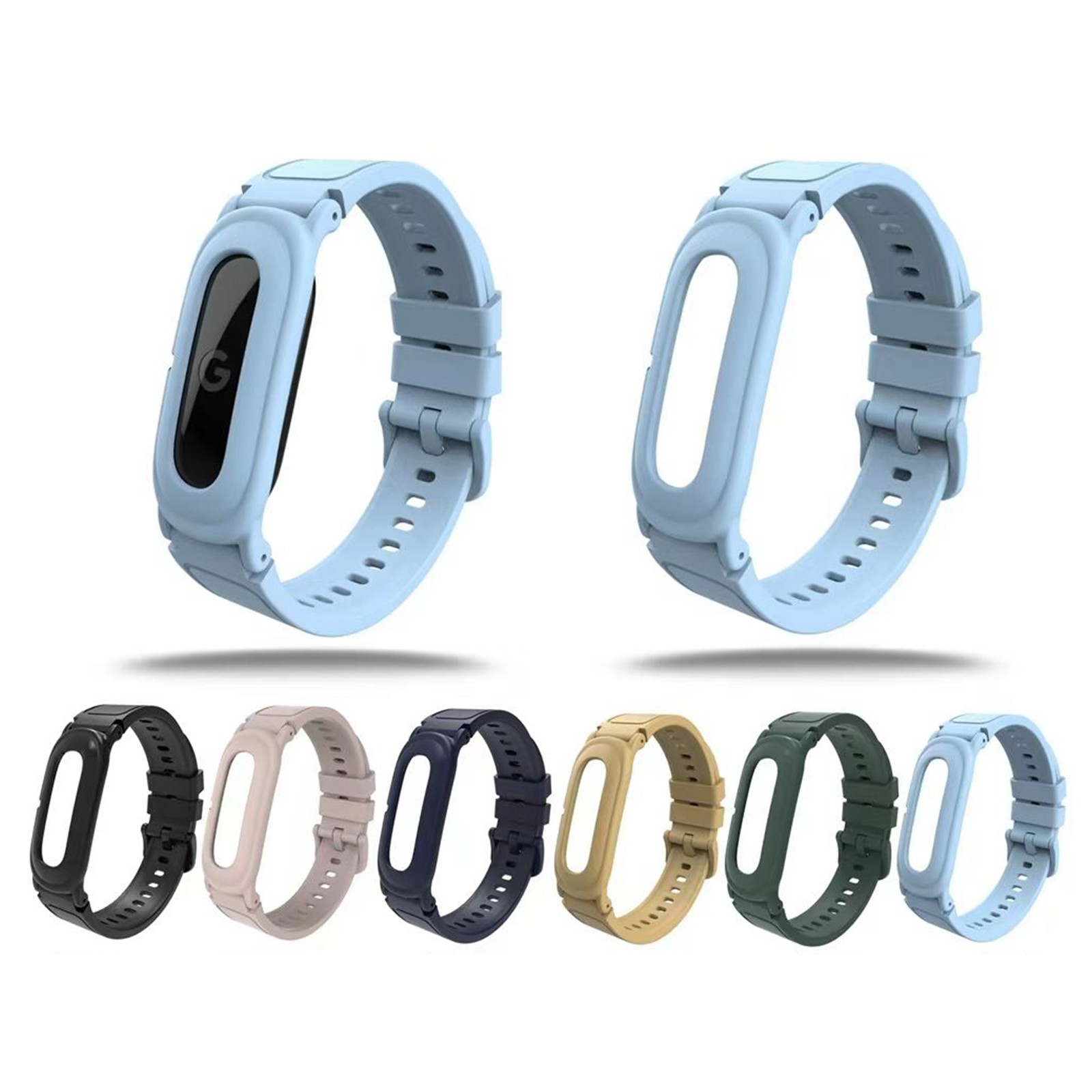 Sport Band for Google Fitbit Air 2026 Silicone Strap Waterproof Breathable Loop