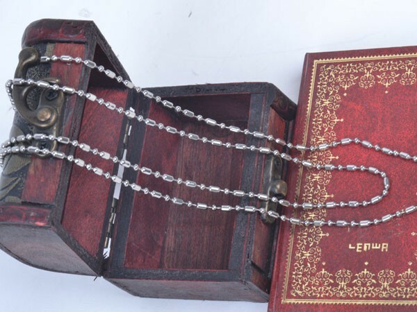 16-40″ 5-100pcs/lot 1.5/2/2.4/3.2mm Ball Chain Stainless Steel Jewelry Necklace