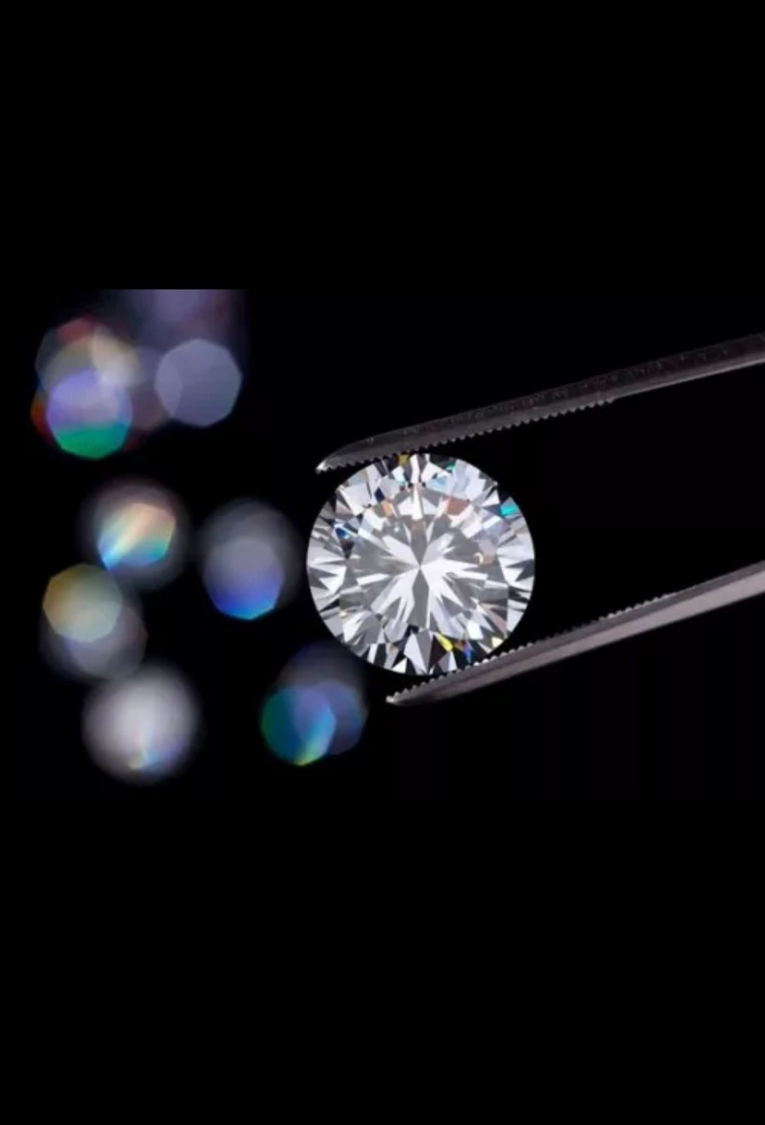 220 PCS GIE Certified 1X1 mm Round Cut VVS1 Lab Created Diamond with D-color