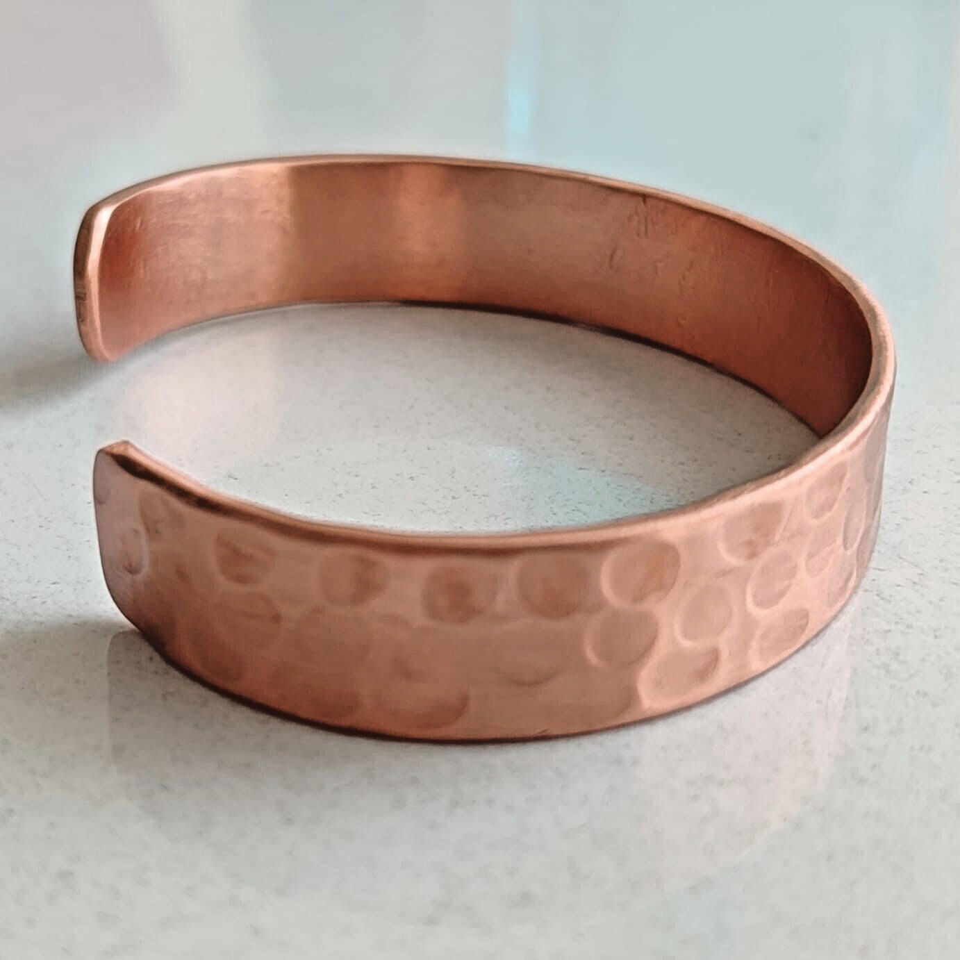 100% Pure Copper Bracelet Heavy Hand Made Healing Unisex Men Women 35gr 1.25oz