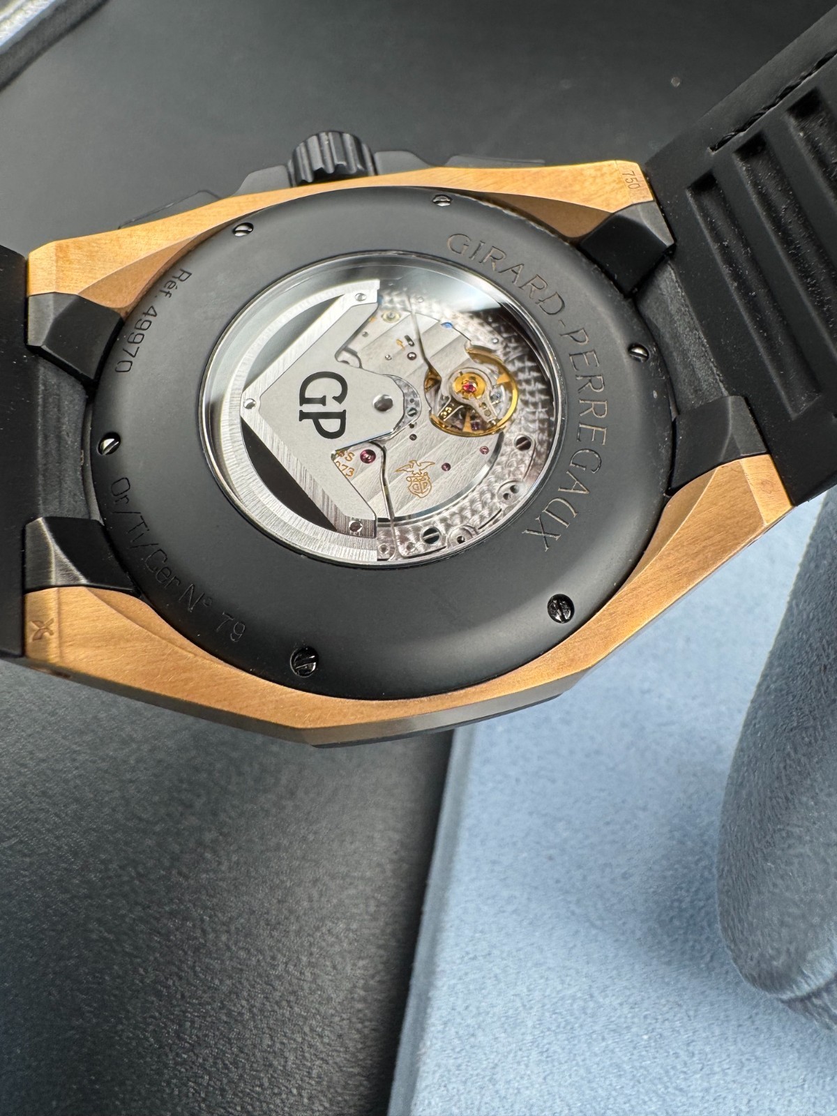 Girard-Perregaux Chrono Hawk Ceramic and Rose Gold