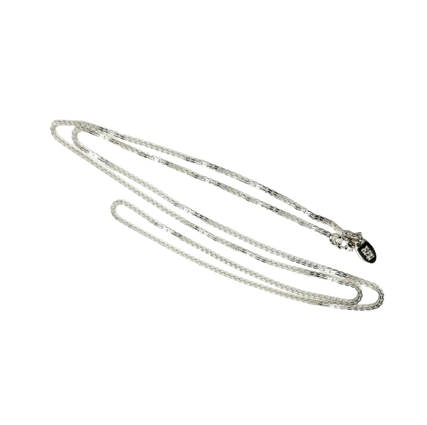 Nicky Butler 24″ Box Chain Necklace New .925 Sterling Silver 5 gr