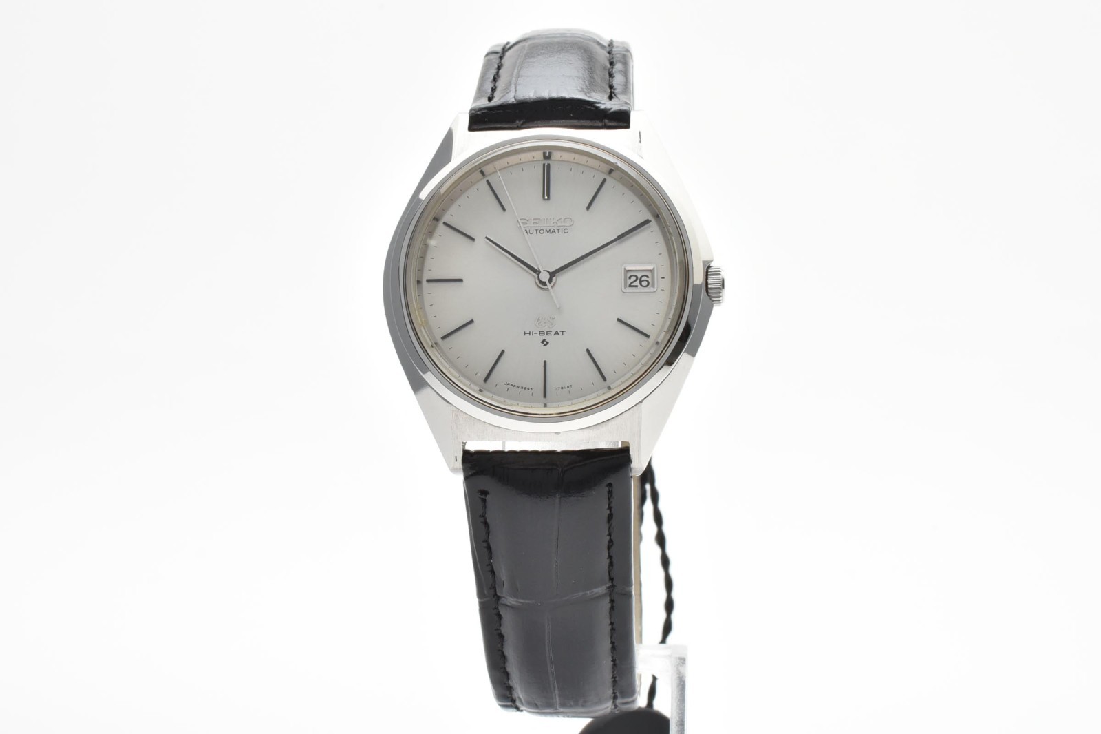 MINT Vintage SEIKO Grand Seiko 5645-7010 Silver Dial Men’s Watch 35mm Japan