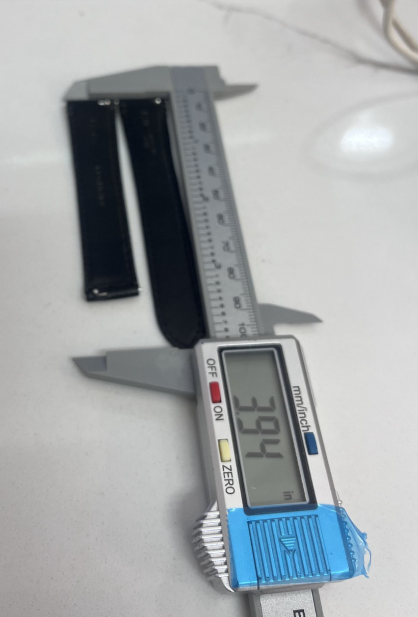 OEM Brand New Cartier Black WATCH STRAP 16MM KDABYARV