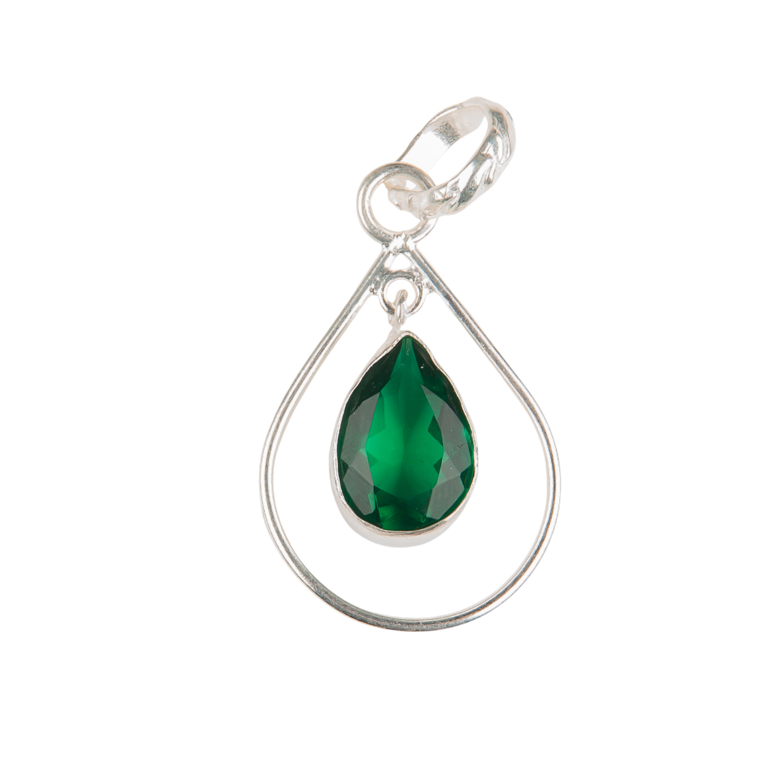 Chrome Diopside Gemstone 925 Solid Silver Handmade Pendent 1.60″ Gift For Her