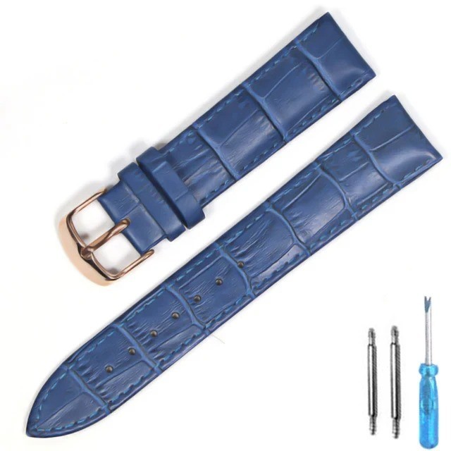 Genuine Leather Mens Watch Strap Band Brown Black 12mm 14mm 16mm 18mm 20mm 22mm