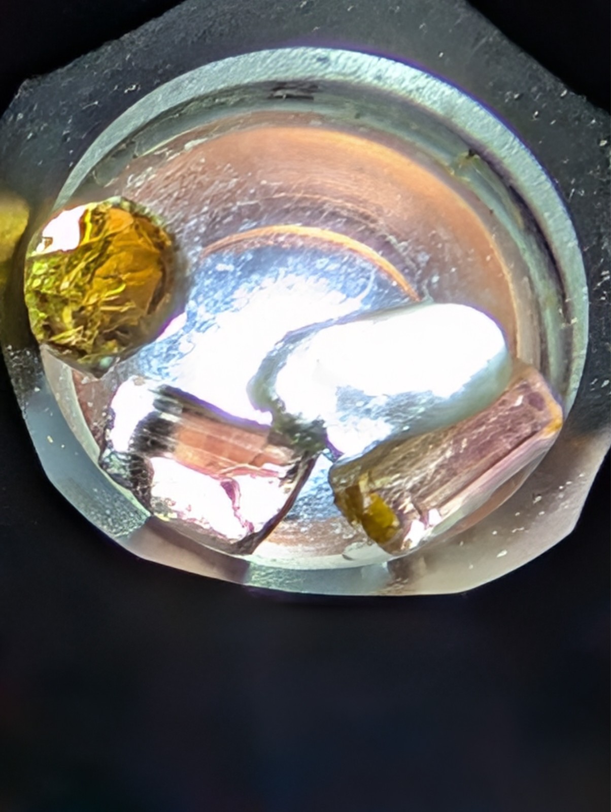 USA seller IF 10.08 ct, open C tourmaline facet rough gemstone specimen