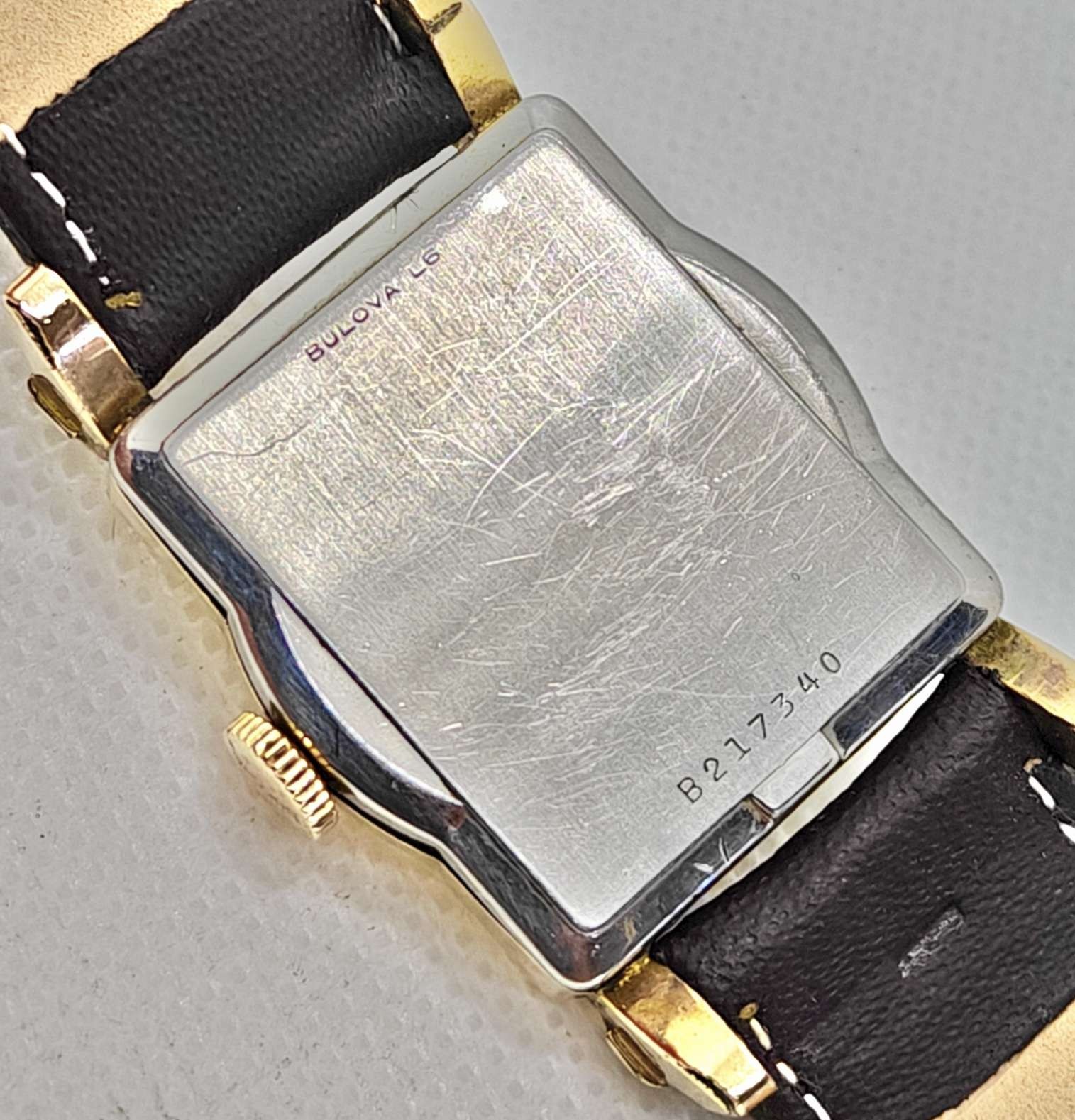 Vintage 1956 Bulova Ambassador F Men’s 17J Gold Filled Watch 10BM