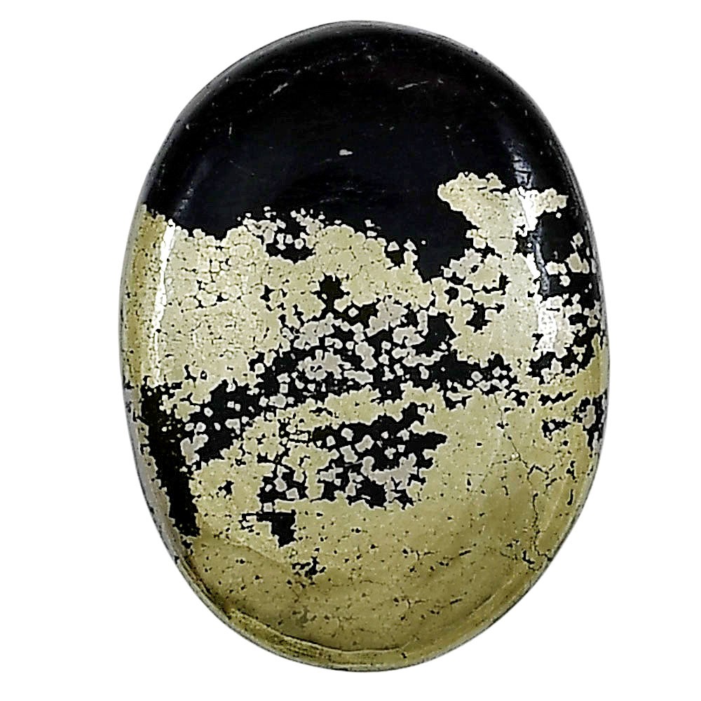 Natural Apache Gold 24.25×18.25×5.8 mm Oval Shape Polished Gemstone LS03796-64